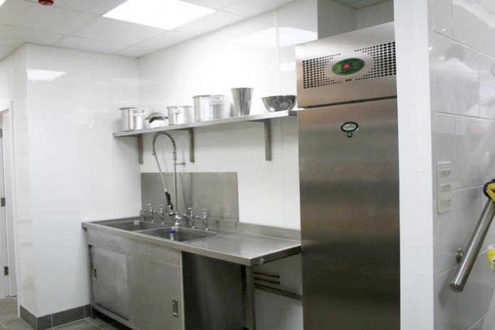 commercial kitchen wall cladding
