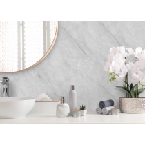 Bathroom Panels - Aquaclad Light Grey Marble Matt
