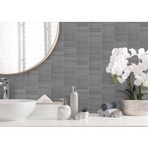 Bathroom Panels - Aquaclad Small Tile Silver
