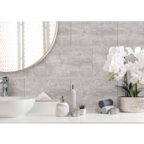 Bathroom Panels - Aquaclad Tile Concrete 2.8m 