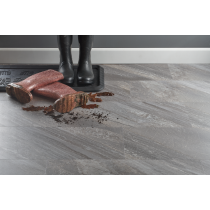 Waterproof floor Tile Slate Grey
