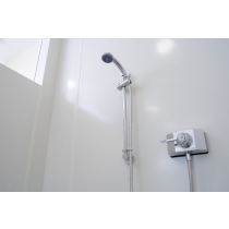White shower wall cladding