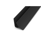 Black profiles for internal wall cladding