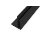 Black internal wall cladding trim