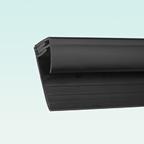 Black edge trim for wall panels