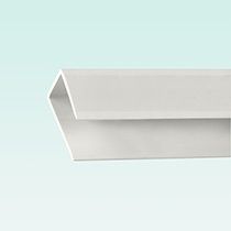 Trim for plastic cladding