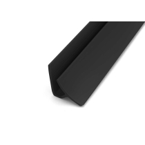 Black profiles for internal wall cladding