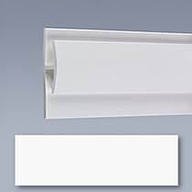 White cladding trims
